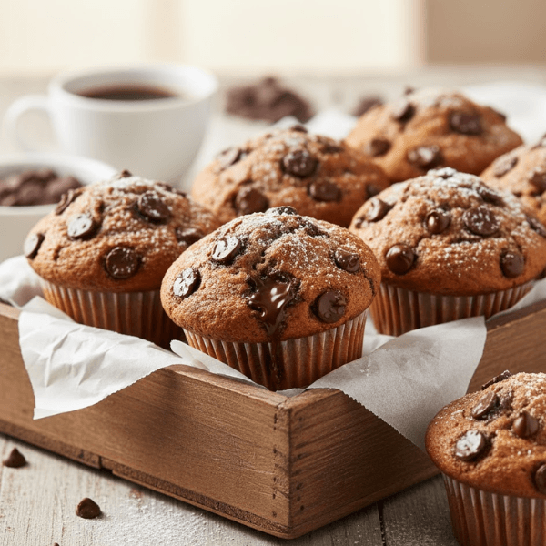 Muffins aux pépites de chocolat 