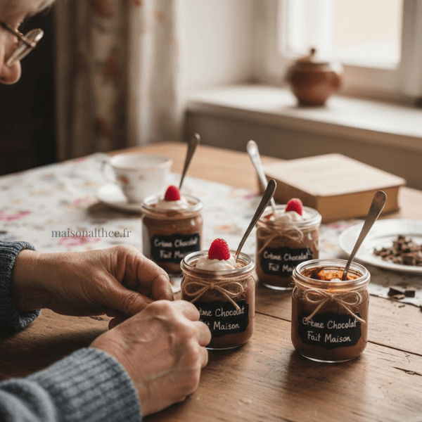 pots de crème chocolat maison comme chez mamie